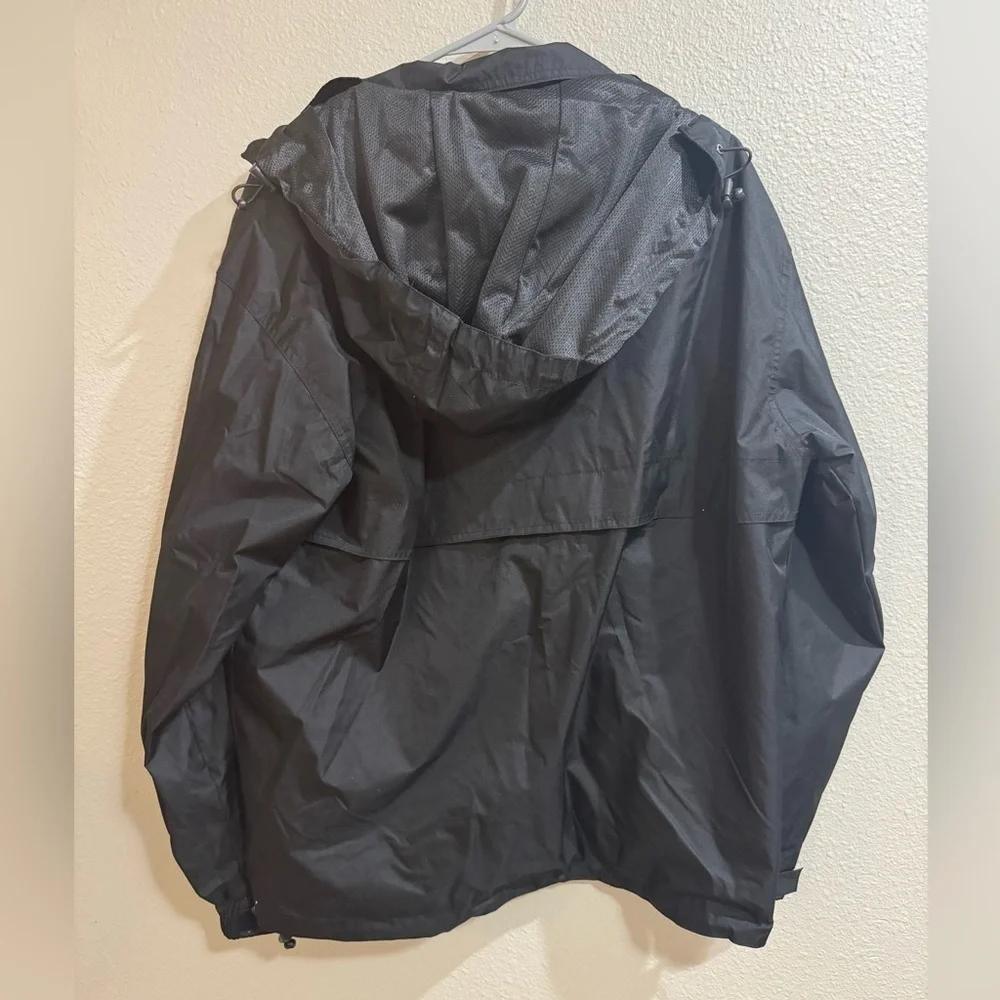 Cheneral Seattle Embroidered -black Zip Up Jacket |medium -Removable Hood USA